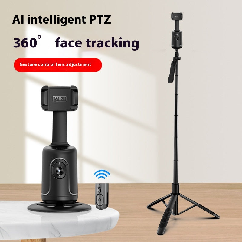 360° Auto Face Tracking Gimbal – AI Smart Phone Holder for Vlog & Live