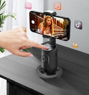 360° Auto Face Tracking Gimbal – AI Smart Phone Holder for Vlog & Live
