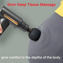 Blue Idea Massage Gun – Deep Tissue Handheld Massager | 4 Massage Heads | Super Quiet Pain Relief & Recovery