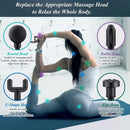 Blue Idea Massage Gun – Deep Tissue Handheld Massager | 4 Massage Heads | Super Quiet Pain Relief & Recovery