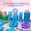 Wooden Puzzle Learning Board Montessori Toy | ABC, Numbers, Shapes & Abacus